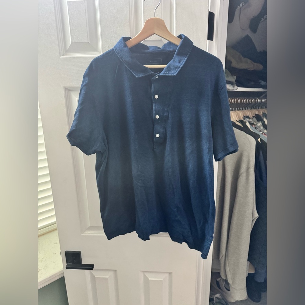 Billy Reid Polo Indigo Shirt (men’s)